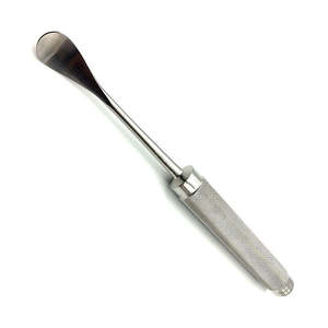 เครื่องมือยกกระดูกสันหลังโค้ง รุ่น Best Wide Blade Curved Stainless Steel top Handle Surgical Sharp Lumber Cobb Spinal Elevator ขนาด 11 นิ้ว โค้ง 25 มม. โดย Grip Surgical - Product Image 3