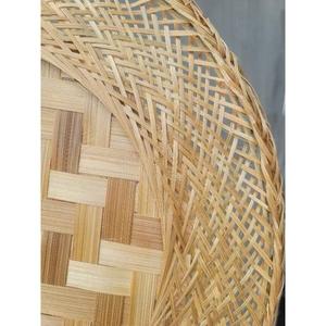 Wholesale Round Handwoven Bamboo Basket Eco Friendly Fruit <b>Vegetable</b> <b>Storage</b> Non Chemical Safe Household Supplier - Product Image 4