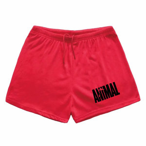 Pantalones Cortos Deportivos Casuales para Hombre, de Poliéster Negro, con Cordón Ajustable, Logotipo Frontal, Transpirables, de Cintura Media - Product Image 3