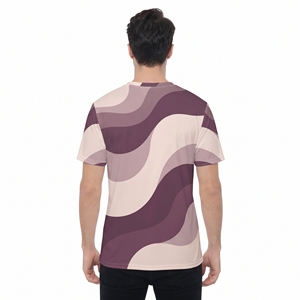 Camiseta de Algodón y Poliéster Personalizada al por Mayor para Hombre, Camiseta Informal de Manga Corta con Estampado por Sublimación, Ropa Gráfica de Moda para el Día a Día - Product Image 6