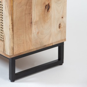Aparador de Madera de Ratán Vandana Pebble Lunaris para Interiores y Exteriores Modernos y Elegantes - Product Image 6
