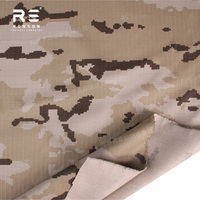 Tissu Ripstop Camouflage Pixelado Désert M09 Ejercito Arido TC Espagnol 65% Polyester 35% Coton Imperméable pour Uniformes Tactiques