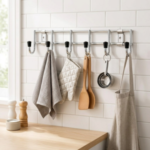 <b>Wall</b> <b>Mounted</b> <b>Clothes</b> Hanger Heavy Duty Metal Coat Hook Rack Space Saving Organizer for Bedroom Bathroom Kitchen <b>Clothes</b> Storage - Product Image 4