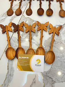 Wholesale Handcrafted Butterfly Wooden <b>Spoon</b> Premium Craft Butterfly Wooden <b>Spoon</b> for <b>Serving</b> New Design Wooden <b>Spoon</b> 2026 - Product Image 2