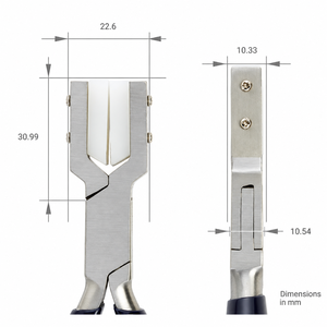 Pince à anneaux avec mâchoires en nylon, outil de formage d'anneaux de 140 mm, sans rayures, ZetomedPro - Product Image 6