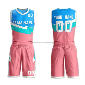 Conjunto de Uniforme de Baloncesto para Hombre, Transpirable, con Logotipo Personalizado, Sublimado, Diseño OEM, Color Personalizado, Venta al Por Mayor - Product Image 1