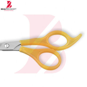 Produit phare : Ciseaux de barbier avec manche en plastique couleur or, en acier inoxydable, lames tranchantes, outil de salon - Product Image 6