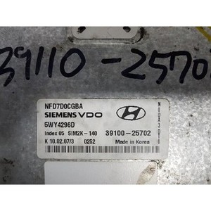Unidad de Control del Motor para Sonata NF 2004-2008, Usada, ORIGINAL, 3911025702 - Product Image 2