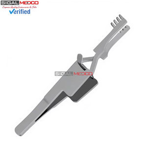 Écarteur à action croisée 4 pouces, auto-retenant, à dents émoussées 4x4, instrument chirurgical en acier inoxydable réutilisable, usage médical - Product Image 3