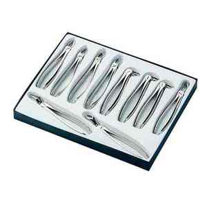 Adult Dental <b>Pliers</b> <b>Set</b> of Ten Stainless Steel Manual Minimally Invasive Tooth Extraction Instruments By Grip Surgical - Product Image 4