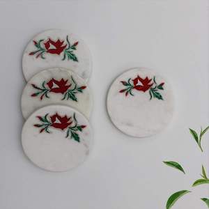 Premium <b>Ceramic</b> Drink <b>Coasters</b> Heat Resistant Absorbent Stylish Table Protection for Home Office Kitchen - Product Image 5