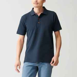 Vente en gros – Nouveauté : T-shirt décontracté à manches courtes en coton tricoté respirant pour homme, grande taille, couleur unie, design personnalisé, idéal pour le quotidien et les occasions formelles – Collection Printemps - Product Image 5