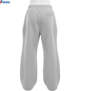 Pantalones Deportivos Grises para Hombre, Marca de Moda, Diseño Único, Cintura Elástica con Cordón, Franja Lateral, Casuales, de Peso Medio, 100% Algodón Canvas - Product Image 4