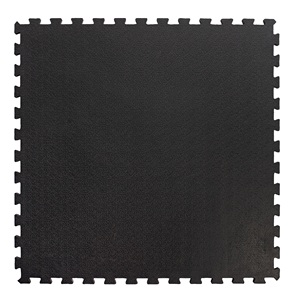 Tapete de Goma Negro Antideslizante de Alta Resistencia, Impermeable y Absorbente de Impactos para Gimnasio, Garaje y Fábrica, en Venta - Product Image 1