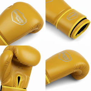 Guantes de Boxeo de Cuero Vacuno Premium con Cierre para Entrenamiento, Sparring, Combate, Uso en Casa y al Aire Libre - Product Image 3