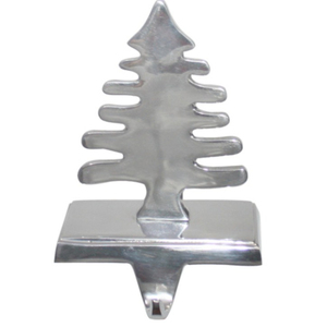 Gancho de metal plateado de diseño vintage para colgar calcetines navideños, soporte para calcetines de Navidad para decoración de chimenea o repisa. - Product Image 1