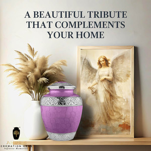 โกศบรรจุอัฐิสัตว์มีชีวิตสำหรับผู้ใหญ่ สีตามสั่ง สลักลายด้วยมือ วัสดุโลหะ สไตล์ยุโรป/อเมริกา เป็นมิตรกับสิ่งแวดล้อม ทนทาน ขนาด 220 คิวบิกอินช์ - Product Image 4