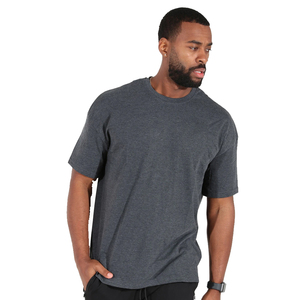 T-shirt en coton surdimensionné pour homme, tendance et respirant, idéal pour le streetwear, les activités de plein air et l'usage quotidien - Product Image 3