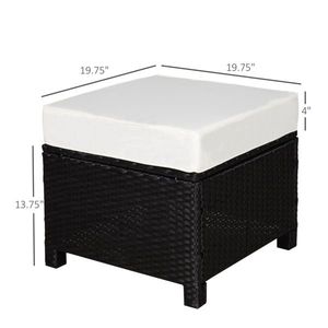 โต๊ะกาแฟหวาย เฟอร์นิเจอร์ลานบ้านทันสมัยสำหรับการใช้ชีวิตกลางแจ้ง - Product Image 3
