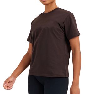 T-shirt en coton pour femme, coupe classique, décontracté, manches courtes, col rond, basique, pour tous les jours, fabricant OEM ODM, vente en gros personnalisée - Product Image 4