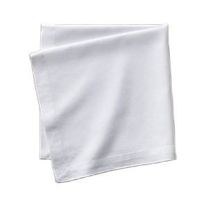 100% coton blanc serviettes de cuisine tissu doux réutilisable salle à manger tissu absorbant Surface lisse finition Durable qualité lavable utilisation - Product Image 6