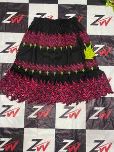 Faldas Polinesias Sólidas para Mujer, Personalizadas, Transpirables, Ajustables, Ropa de las Islas del Pacífico, Poliéster Micronésico, Sublimación, Lockdown - Product Image 1