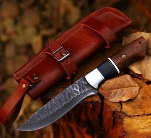 Cuchillos de Caza de Product Palace LLC, Regalo para Él, Diseño Personalizado, Alta Calidad, Mejor Precio, Mango de Madera, Hoja de Acero al Carbono, OEM - Product Image 6