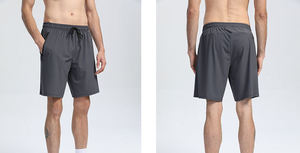 Men's High Waist Yoga Gym Shorts 5 Inch Athletic Running Pockets Casual <b>Drawstring</b> Quick Dry & Breathable Fitness Workout Shorts - Product Image 5
