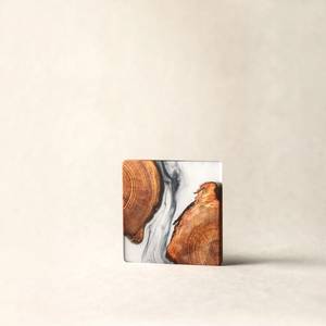 Sous-verres ronds en résine faits à la main, modernes, personnalisables, épaisseur variée, diamètre 300 mm, résistants à la chaleur, réutilisables, pour la décoration de table à la maison - Product Image 4