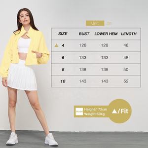 Solid Color Gym Fitness <b>Jacket</b> Yoga With Pockets Morning <b>Workout</b> White Yoga <b>Jacket</b> Quick-Dry Slim Yoga <b>Jacket</b> - Product Image 4