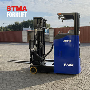 STMA 1,5 TONS 2Ton 24V 48V Apilador de palés eléctrico Azul/Rojo Carretilla elevadora Almacén Carretilla elevadora usada Reach Truck Opcional sentado - Product Image 1