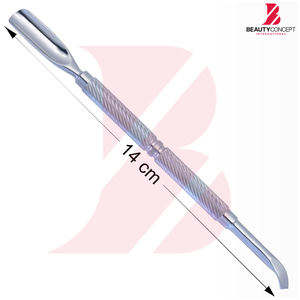 Empujador de Cutículas de Acero Inoxidable con Doble Punta y Cuchilla Curva, Empujadores de Cutículas de Diseño Moderno, Ligeros y de Primera Calidad - Product Image 2