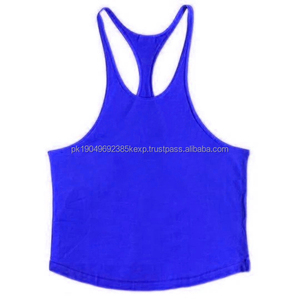 Débardeur de sport pour homme sur mesure, tissu tissé, spandex, coupe musclée avec bretelles pour la remise en forme et l'exercice - Product Image 4