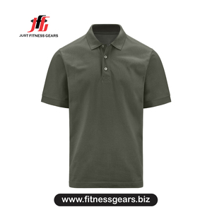 Polo à manches courtes pour homme, séchage rapide, tricoté, couleur unie, coupe décontractée - Product Image 2