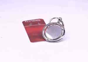 Llavero Promocional con Acabado Plateado y Anillo Metálico Redondo para Marca Corporativa - Product Image 2