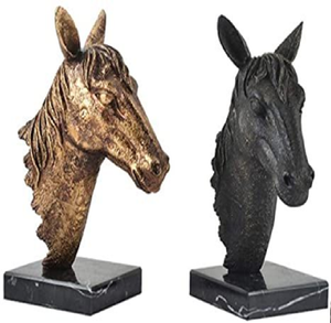 Elegantes sujetalibros de metal con forma de galgo sentado sobre libros, artículos de lujo disponibles a precios de mayorista para decoración de alta gama. - Product Image 2