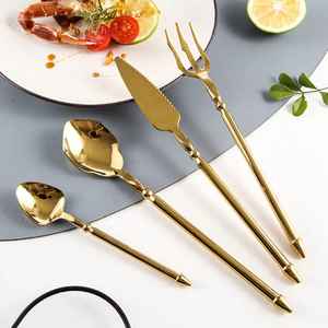 Juego de Cubiertos de Acero Inoxidable de Primera Calidad, Juego de Cubiertos con Acabado Espejo, Duradero y Moderno, Cinco Piezas, Cuchara, Tenedor, Juego de 5 Piezas - Product Image 4