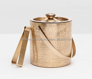 Cubetera de Acero Inoxidable de Lujo con Acabado Moderno, Enfriador de Bebidas, Accesorio Duradero para Bar, Uso en Fiestas, Hogar y Hotel - Product Image 1