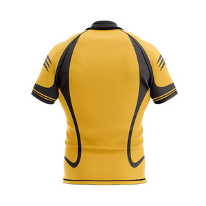 Camisetas de Rugby OEM 100% Poliéster Transpirables Ligeras que Absorben la Humedad con Elasticidad en Cuatro Direcciones Personalizables con Nombre de Equipo para Rugby y Fútbol - Product Image 2