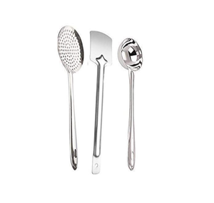 Juego de utensilios de cocina de acero inoxidable con diseño simple para mesa de comedor a buen precio - Product Image 3