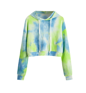 Casual Streetwear Winter Printed Front Logo Women's Crop <b>Top</b> Hoodies Drop Shoulder Breathable Eco-friendly Fabric OEM Service - Product Image 1