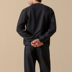 Pull à capuche léger et de haute qualité pour homme, coupe ajustée, doux, brodé, tricoté et doublé, idéal pour l'hiver – Vente en gros - Product Image 5