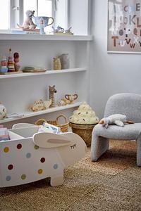 Nouveau design, panier de rangement moderne en jonc de mer en forme de fruit, écologique, avec nœud, tressé à la main, organisateur de maison, vente en gros au Vietnam - Product Image 3