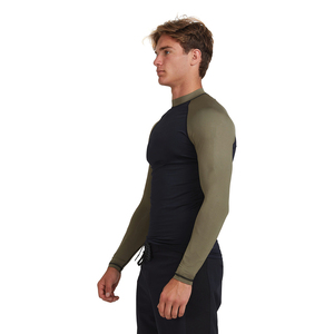 Custom Men's Fitness Shirts 100% Cotton Rashguard Gym <b>Base</b> <b>Layer</b> with <b>Long</b> <b>Sleeves</b> and Skin Tight Elastic Wholesale Rate - Product Image 3