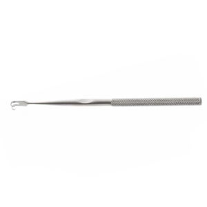 Retractor de Dedos con 2 Puntas Afiladas de 12 cm, Retractor Quirúrgico con Mango Redondo de Acero Inoxidable, Instrumento para Cirugía General - Product Image 1