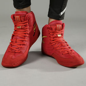 Chaussures de boxe personnalisées avec logo OEM, légères et confortables, pour l'entraînement professionnel et les combats, bottes de boxe légères - Product Image 5