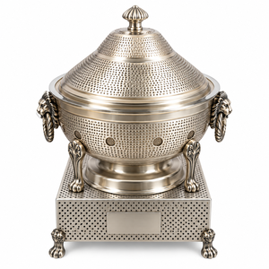 Regal Leonara DottedDome - Recipiente para Calentar Comida de Acero Inoxidable, Sostenible y Duradero, con Acabado Espejo - Product Image 1