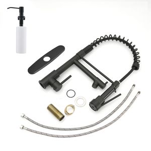 Rubinetto da Cucina Monocomando in Acciaio Inox 304 con Doccetta Estraibile a 2 Modalità e Dispenser di Sapone Integrato - Product Image 2