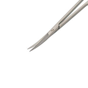 Ciseaux à iris chirurgicaux professionnels à pointe fine TC, droits/courbés, à lame émoussée, certifiés CE par SurgiRight - Product Image 3