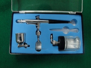 HC0228 DANKING Aérographe portable en aluminium à double action pour nail art - Vente en gros - Product Image 3